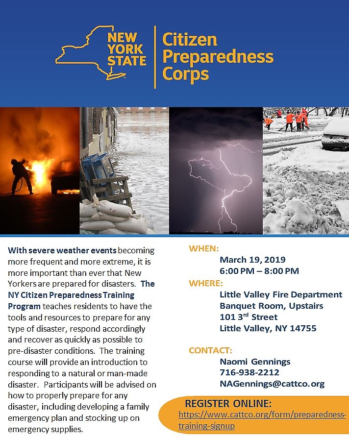 Preparedness Training Poster