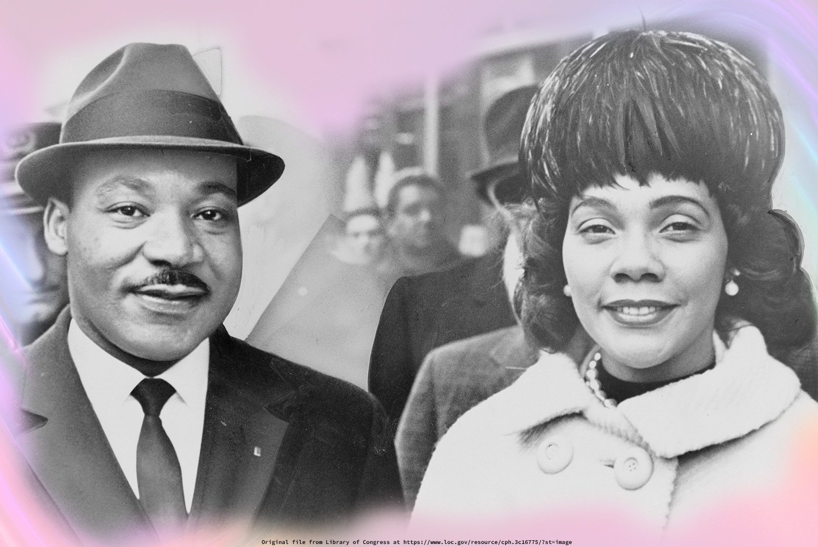 Dr Martin Luther King Jr. and wife Coretta King