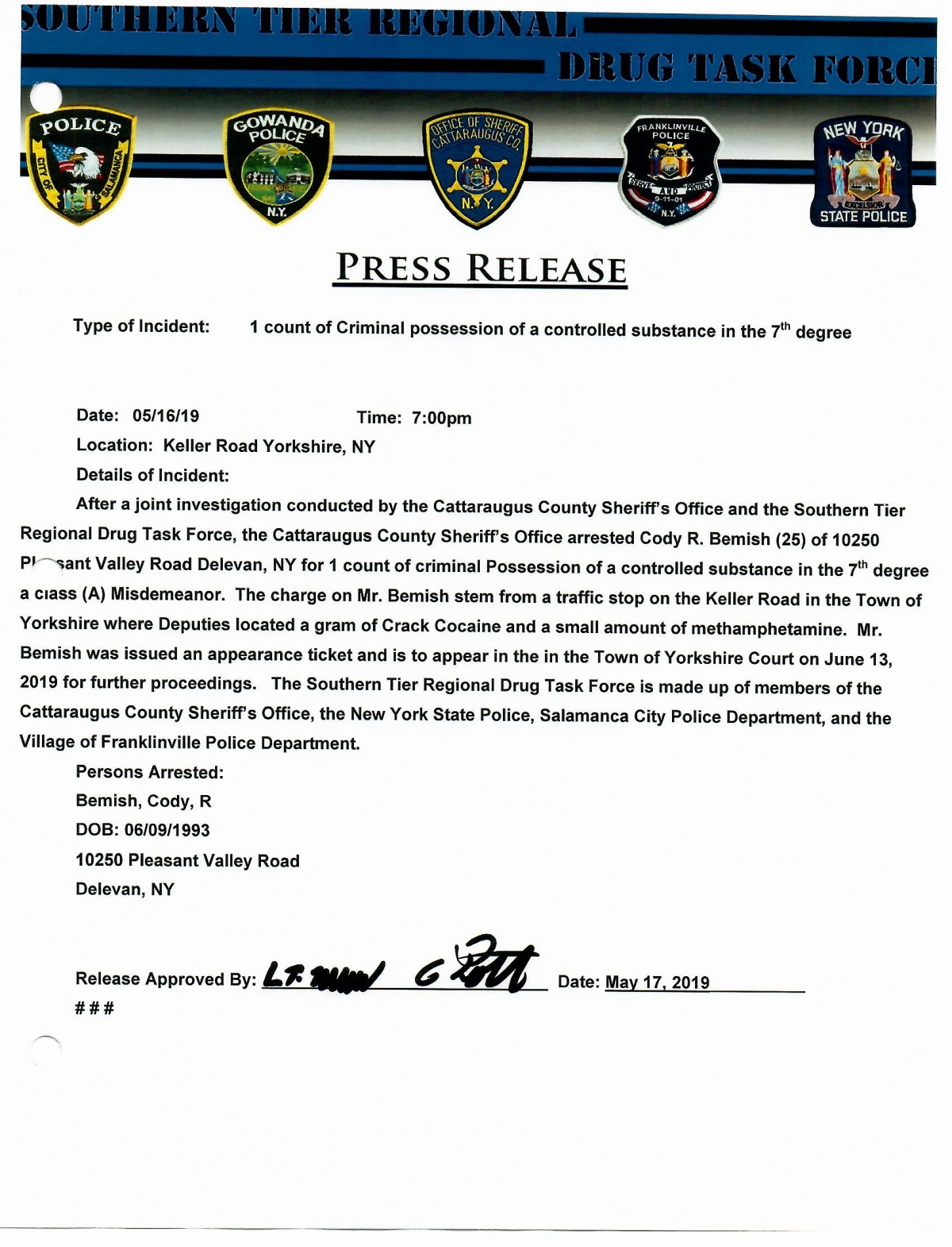 Press Release graphic