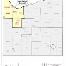 Legislative District 1 Map